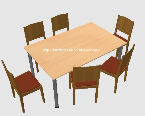 Desain Meja Makan Persegi Minimalis | furniture mebel