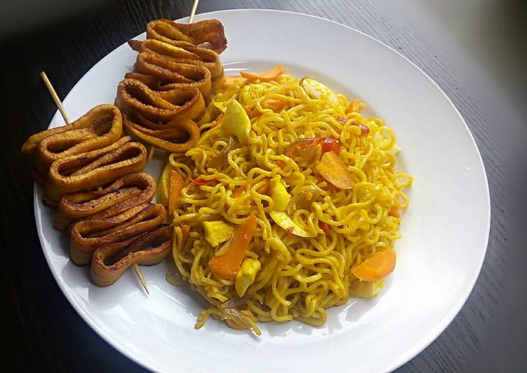 Indomie Recipes Weenee's Palm oil Noodles stir fry