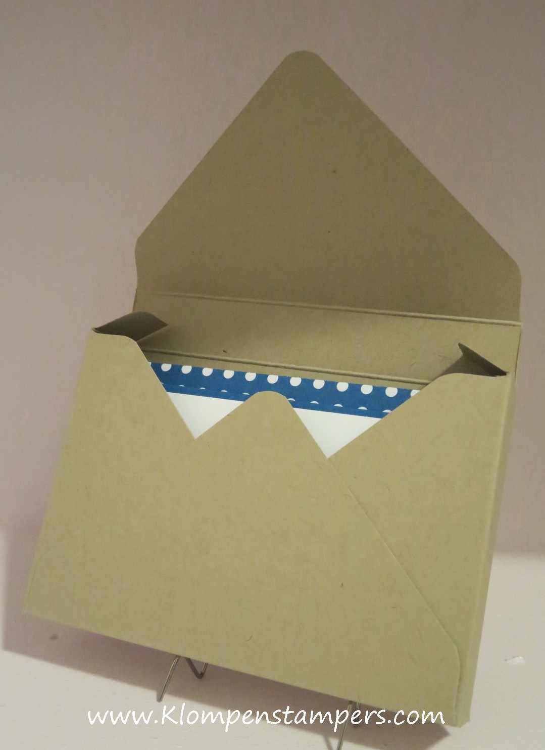 Use The Envelope Punch Board to Make Boxes Klompen Stampers