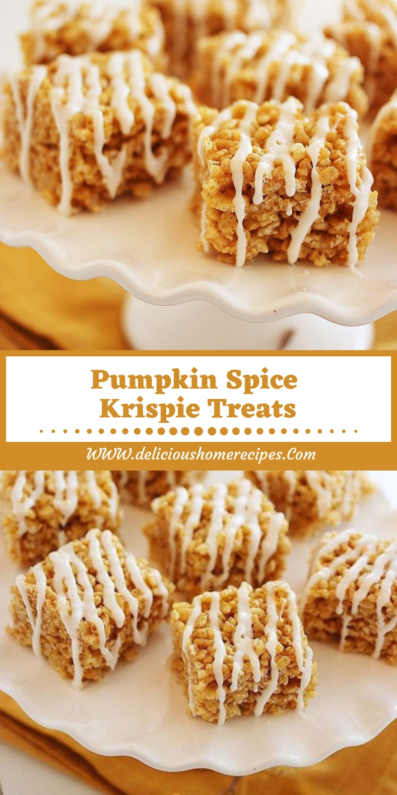 Pumpkin Spice Krispie Treats Pumpkin Spice Krispie Treats