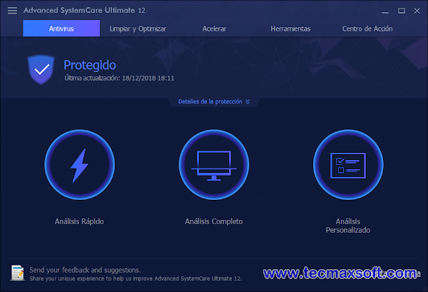 Descargar Advanced SystemCare Ultimate 12 Key _captura 1