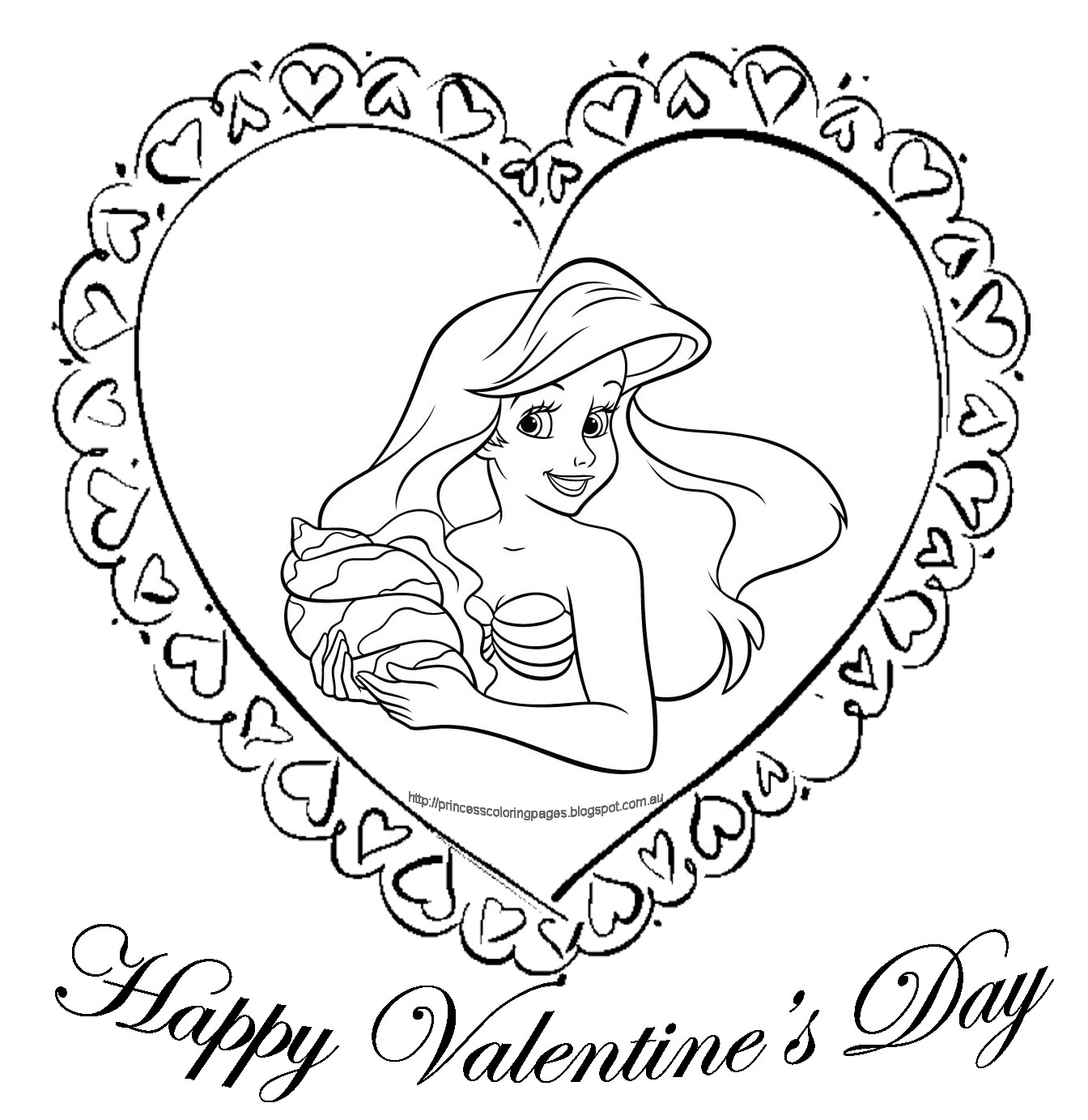 valentine day coloring book pages - photo #2