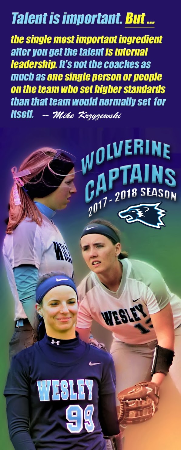 Wesley Wolverines Fastpitch Softball SOFTBALL CAPTAINS