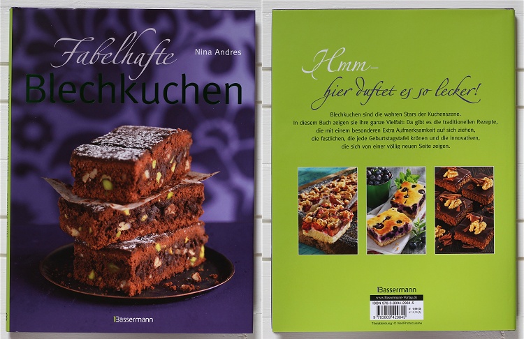Buchvorstellung/Rezension Fabelhafte Blechkuchen von Nina Andres