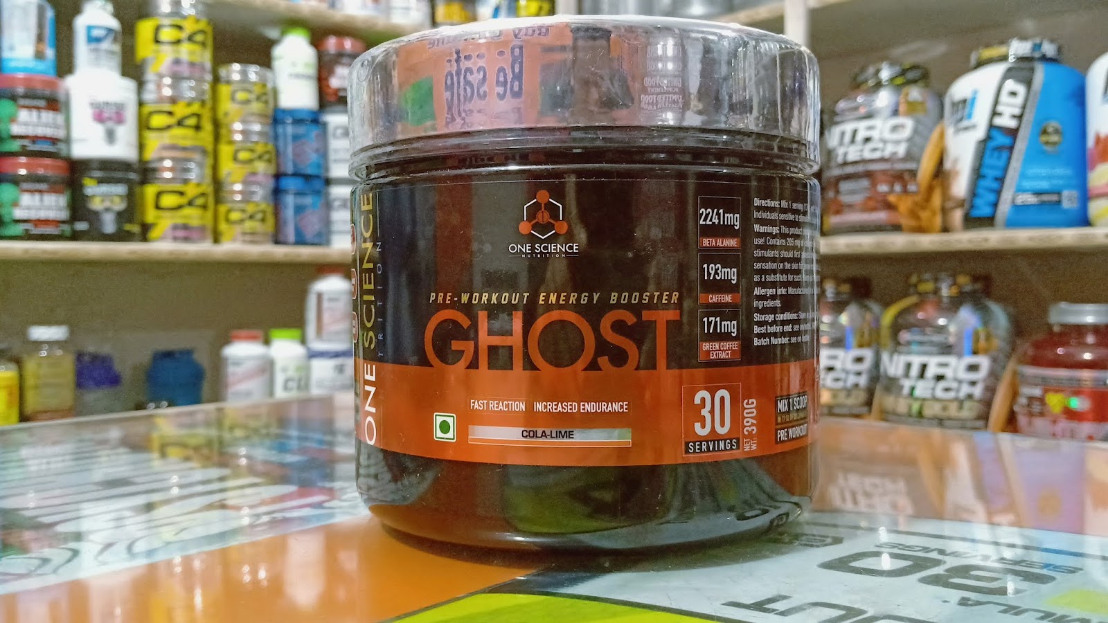 One Science GHOST PreWorkout Powder, 30 Servings NCR