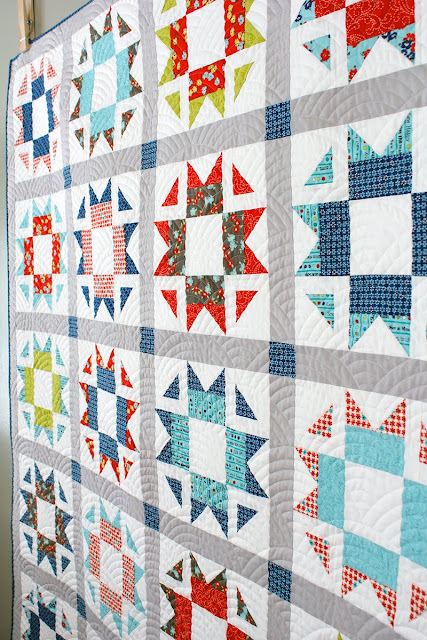 Skipper Quilt Pattern - fat quarter friendly pattern in four sizes