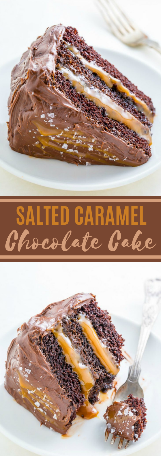 Salted Caramel Chocolate Cake #chocolate #cake