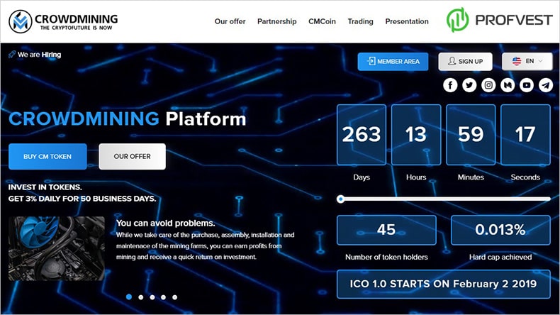 Crowdmining: обзор и отзывы о crowdmining.org (HYIP платит) Crowdmining обзор и отзывы HYIP-проекта