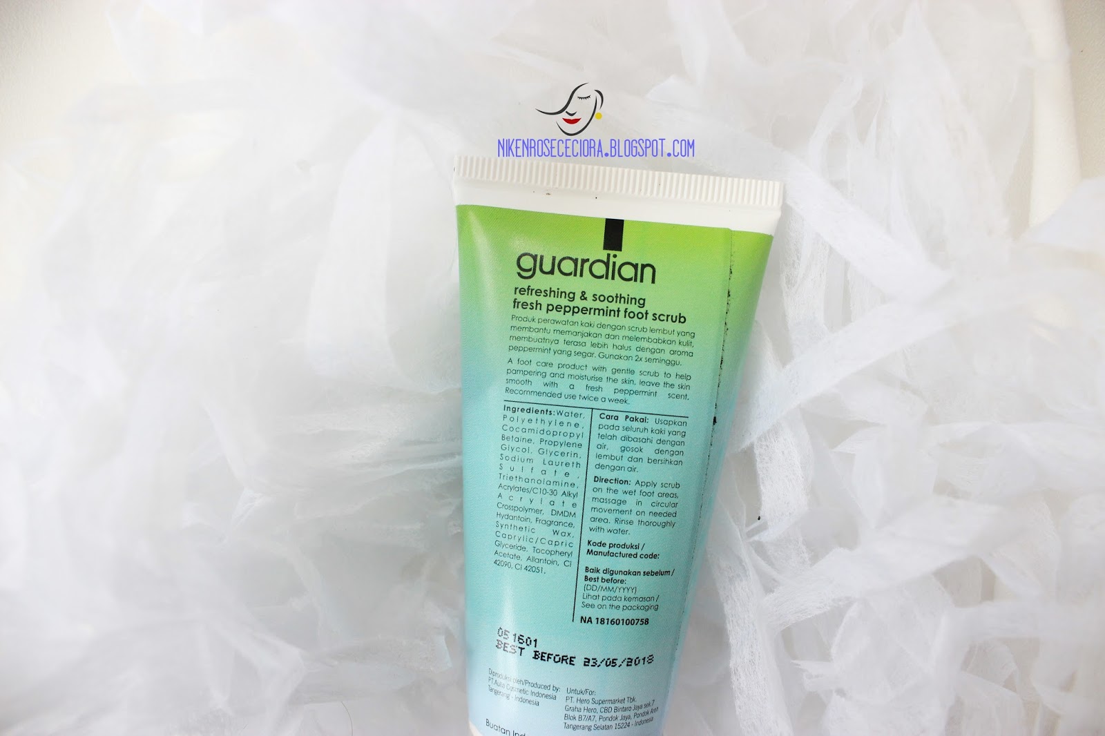 Diary of Niken [REVIEW] GUARDIAN FOOT CARE SERIES (FOOT SCRUB, FOOT