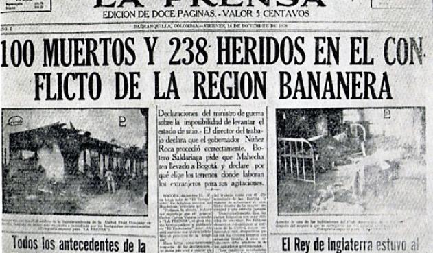 91 años atrás nuestro suelo se tiñó de sangre para complacer a EEUU. #MasacreDeLasBananeras #UnitedFruitCompany (UFCO) 91 años atrás nuestro suelo se tiñó de sangre para complacer a EEUU. #MasacreDeLasBananeras #UnitedFruitCompany (UFCO)