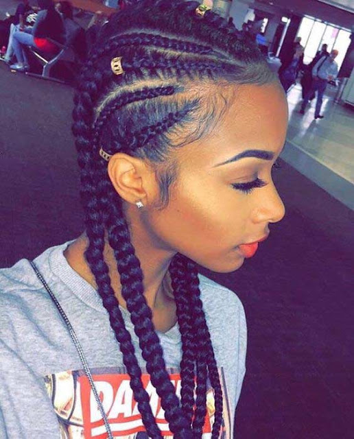 36 Amazing Fulani Cornrow Styles Ponytails For African Natural Hair Fulani cornrow braids styles are the perfect winter hairstyle which will last for months 36 Amazing Fulani Cornrow Styles Ponytails For African Natural Hair
