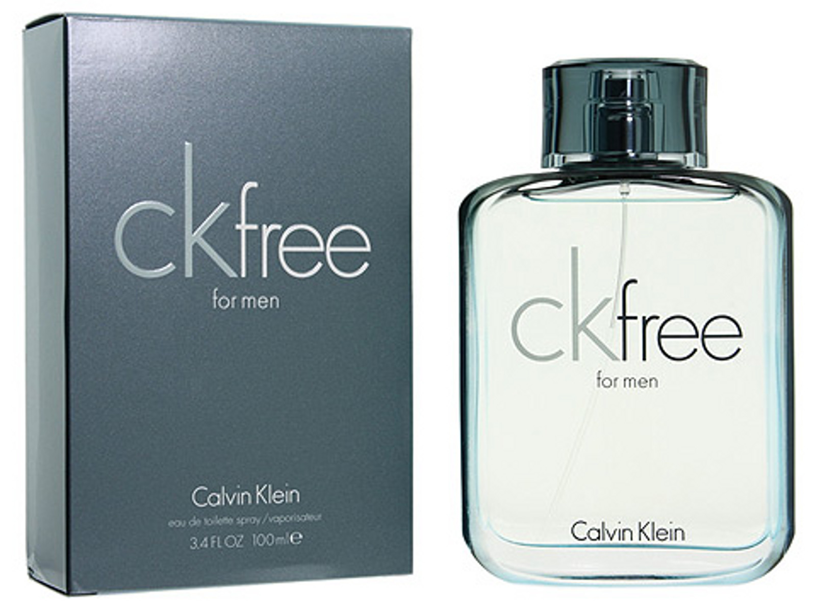 **New** CK Free by Calvin Klein Eau De Toilette Spray ~ Full Size ...