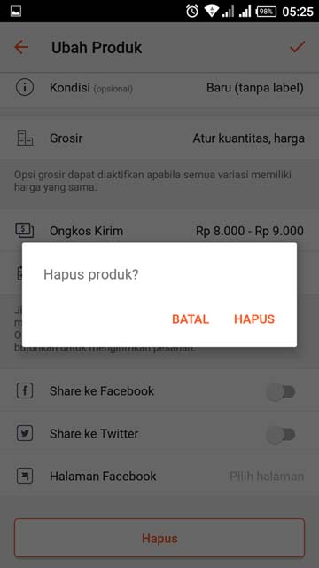Cara Menghapus Produk Shopee Cara Menghapus Produk Shopee