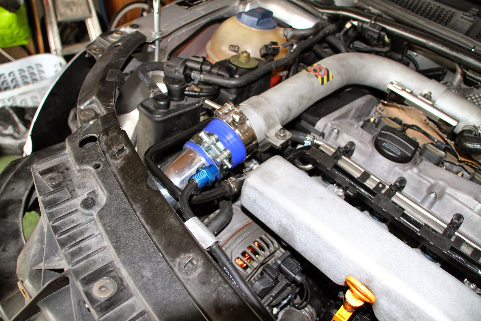 Audi TT Race Car Project New Front Mounted Intercooler (FMIC)