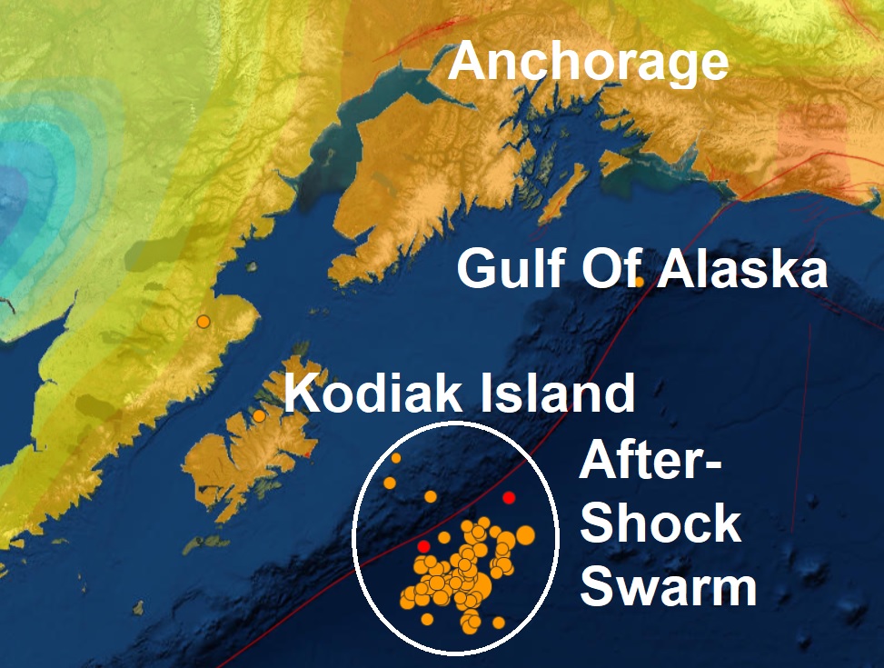 The Big Wobble Almost 100 aftershocks have rocked Kodiak Island