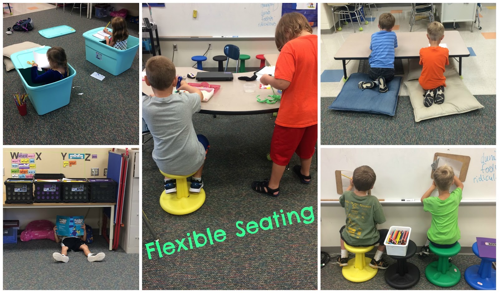 Hedgehog Blog: Flexible Classroom Seating