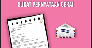 Contoh Surat Pernyataan Cerai Contoh Surat