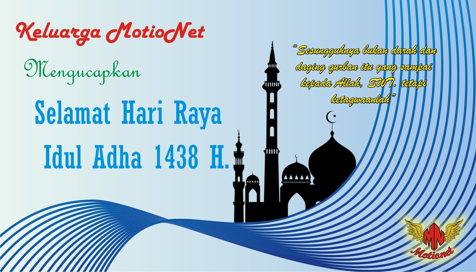 SELAMAT HARI RAYA IDUL ADHA 1438 H.
