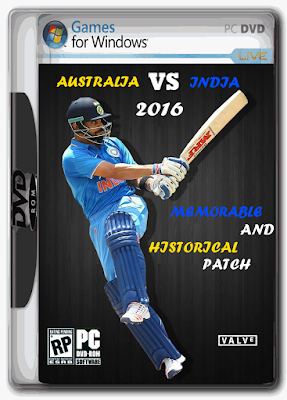 Australia VS India Series 2016 Historical Patch For Cricket 07