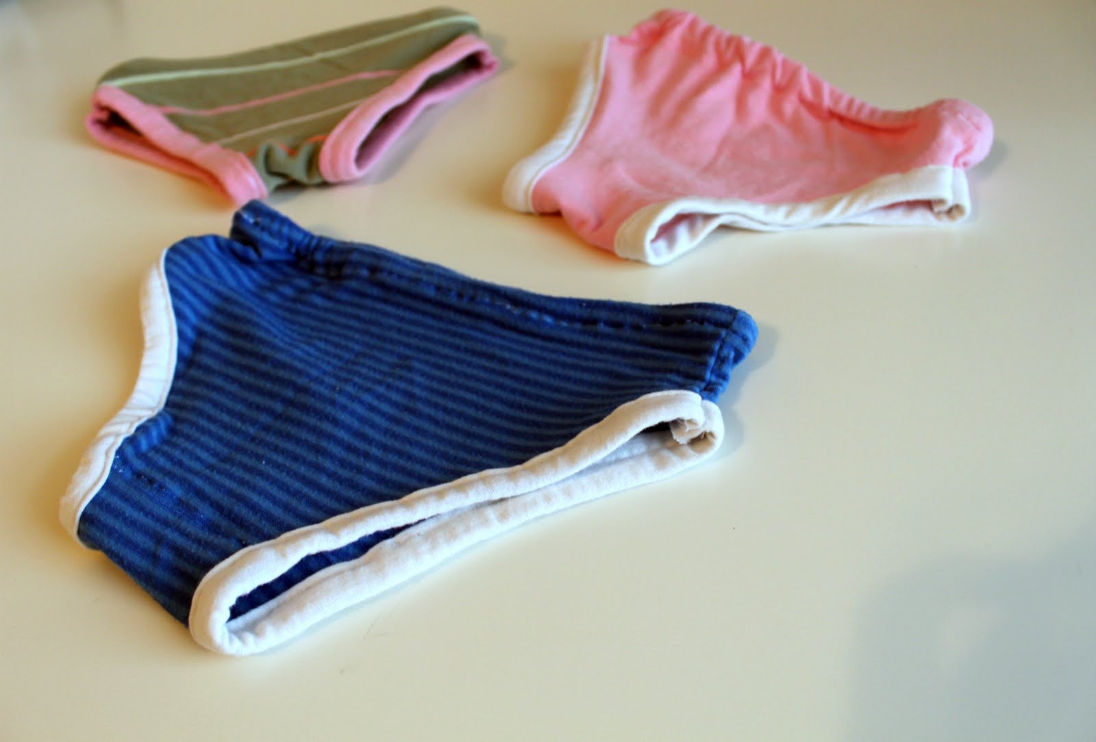 My Own Road Big Girl Underwear tutorial for girl's 2T/3T underwear