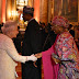 PMB and Aisha Steps out for Dinner with Queen Elizabeth (Photos)