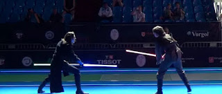Mira este duelo con espadas láser realizado en el mundial de esgrima 2015
