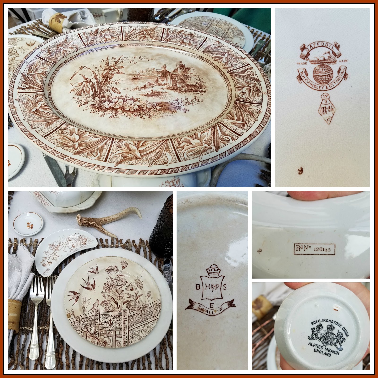 Flower Design Alfred Meakin Turren Turren Flower Dish.by Alfred Meakin A Great Variety Of Goods