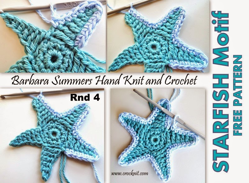 MICROCKNIT CREATIONS STARFISH Crochet FREE Pattern