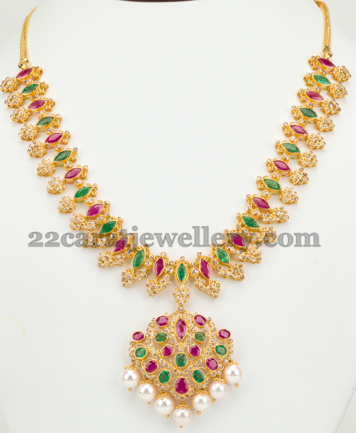 Colored Stones Pachi Necklace