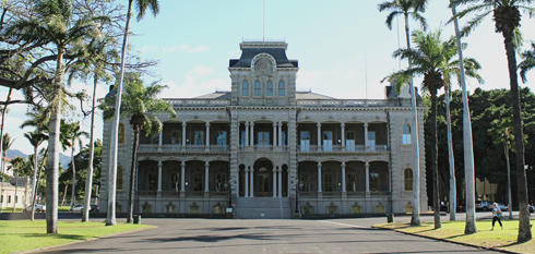 Iolani Palace Interior Honolulu Hawaii