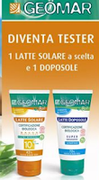 Geomar : diventa tester Latte solare e doposole Logo Geomar : diventa tester Latte solare e doposole