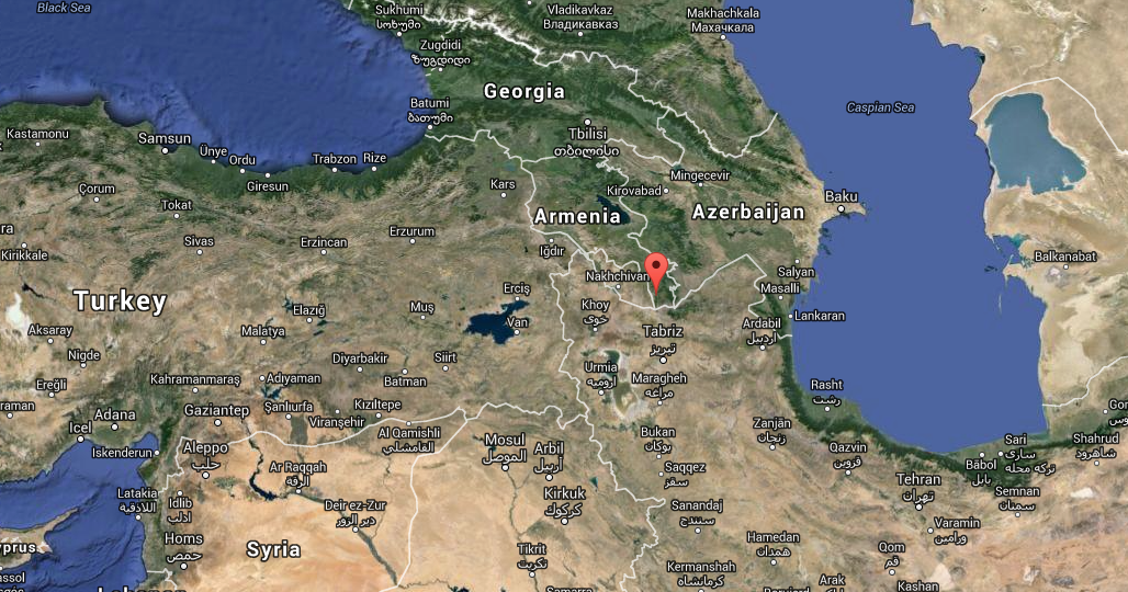 Карта армении со спутника