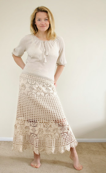 Outstanding Crochet: New project. Boho Skirt.
