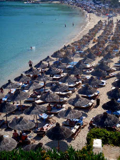 Mykonos Beach Greek Islands Greece 