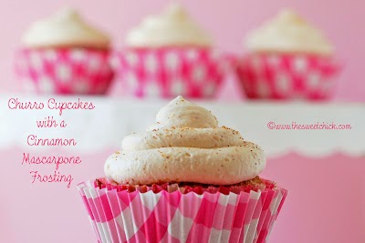 Churro Cupcakes - The Sweet Chick