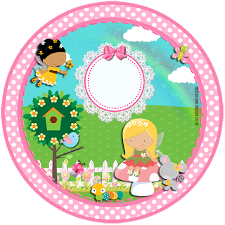 Toppers or Free Printable Candy Bar Fairy Garden Labels.