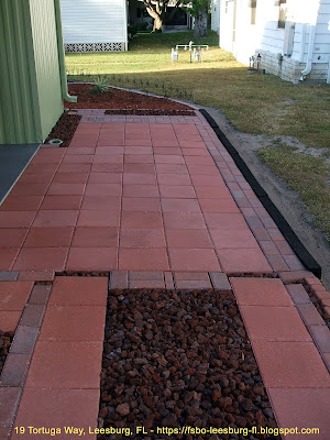 Creating a Stylish Golf Cart Path in Side Yard Creating a Stylish Golf Cart Path in Side Yard