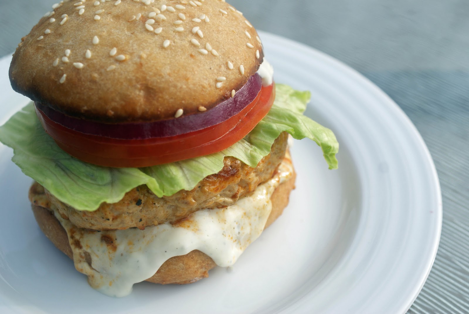 Buffalo Chicken Burgers