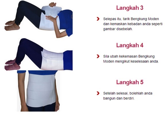 Cara Pakai Bengkung Moden - Bengkung Moden Butik Mycomel Shopee