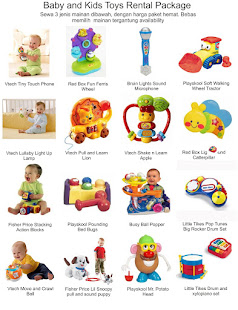 Paket Hemat Sewa Mainan Bayi/Anak