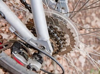 sprockets on bicycle