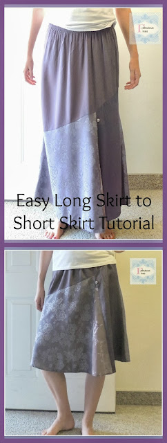 Fabulous Fixes: Shortening a Skirt the Easy Way