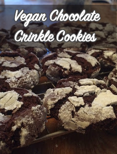 Chocolate Crinkle Cookies - Vegan! 