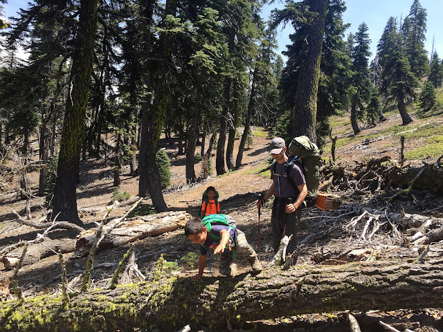 Backpacking Snow Mountain