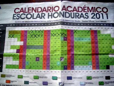 Honduran school calendar