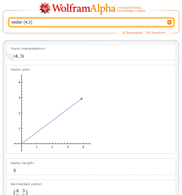 Como Trabajar con Vectores en WolframAlpha Wolfram Alpha en Español