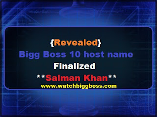 Bigg Boss 10 host name Finalized | Salman Khan Bigg Boss 10 host name Finalized | Salman Khan