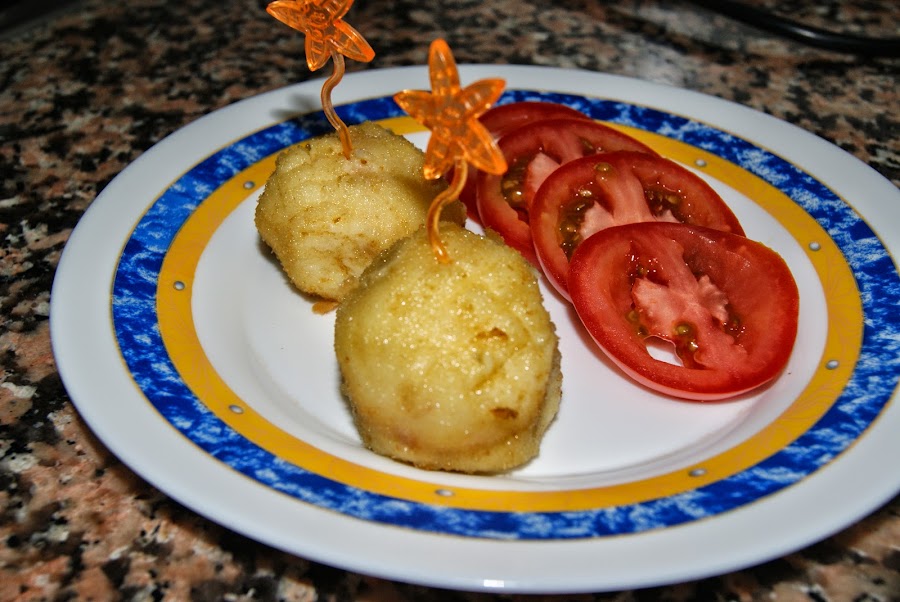  croquetas de patata y bacon