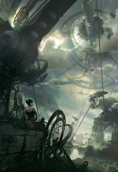 As incríveis ilustrações de ficção científica futurista e espacial de Stephan Martiniere Stephan Martiniere arte ilustrações ficção científica capas livros espacial futurista robôs