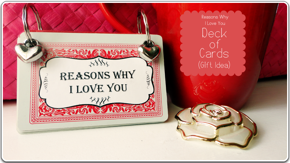 Reasons Why I Love You Deck of Cards (With Stand! 